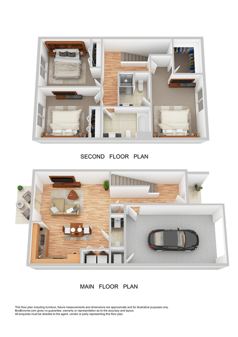 Floor plan for 3 beds, 2 baths, 1484 sqft